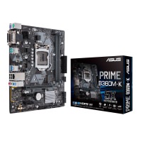 ASUS PRIME B360M-K 8th Gen 1151 DDR4 2666MHz DVI VGA Anakart - 1